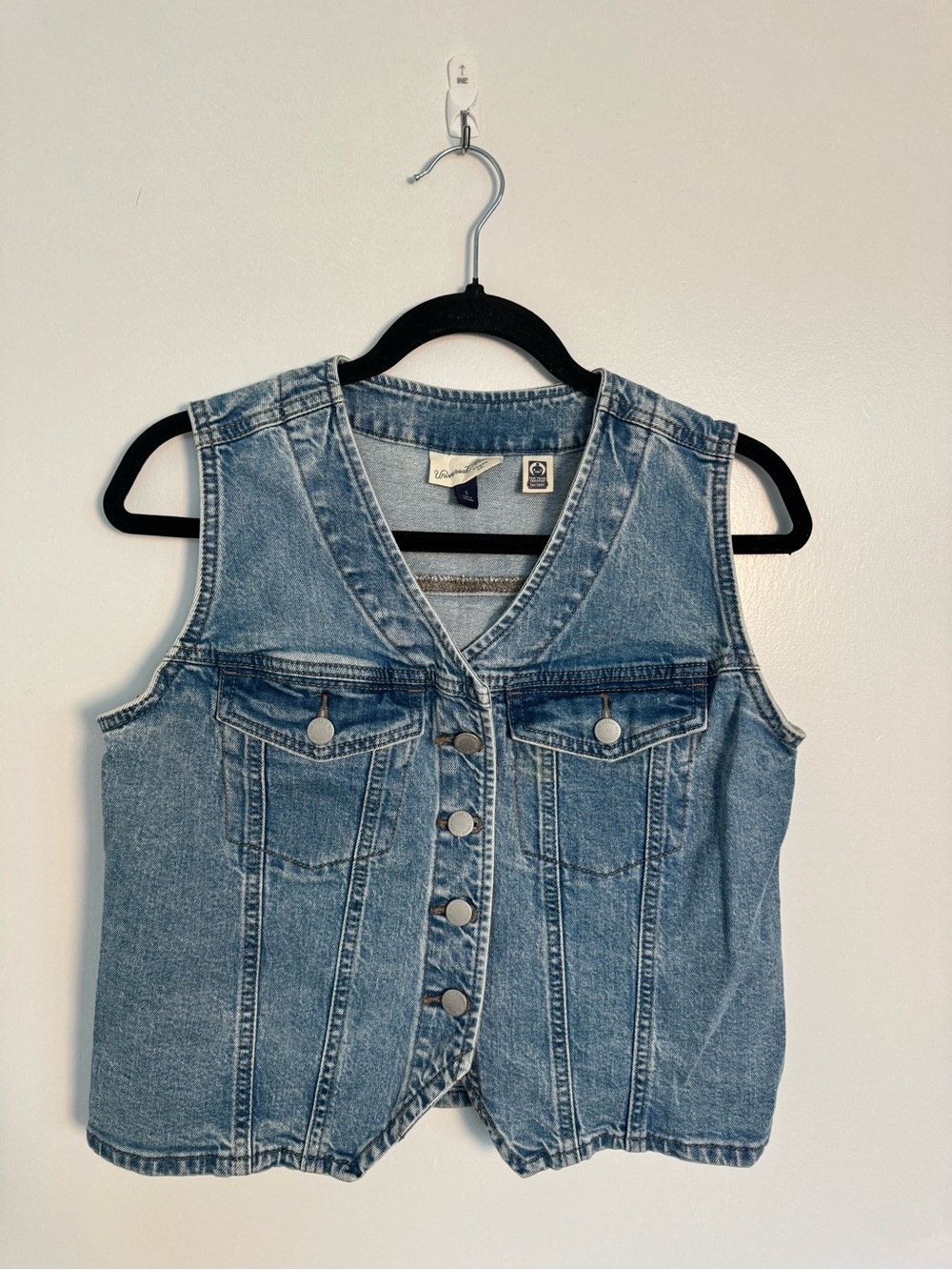 Jean Crop Denim Tank Top
